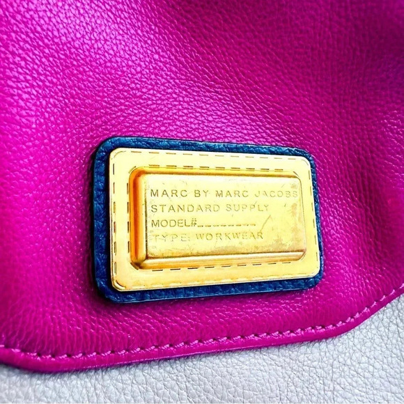 Marc By Marc Jacobs Color Block Leather Flap Crossbody - Picture 4 of 12